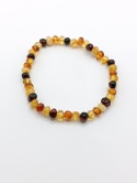 Bransoletka z bursztynu 'rytm'