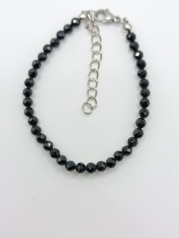 Bransoletka z czarnego tumalinu basic