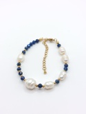 Bransoletka z lapisu lazuli i pereł