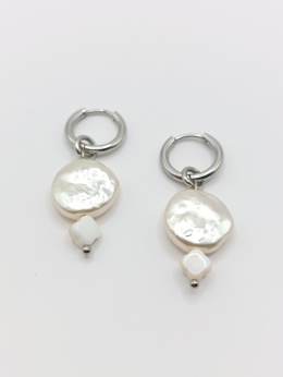 Kolczyki perły i muszle