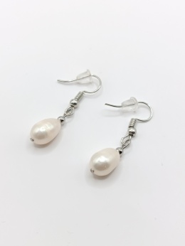 Kolczyki z pojedynczej perły