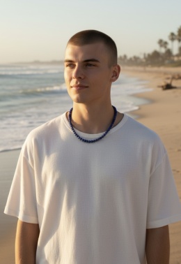 Naszyjnik lapis lazuli basic