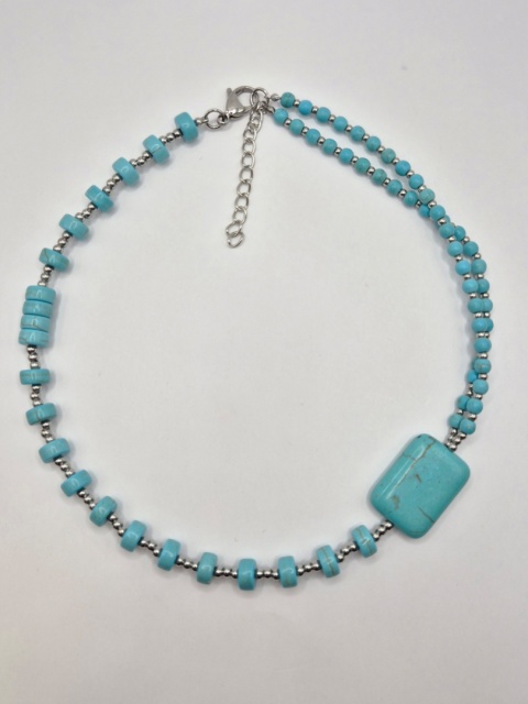 Naszyjnik turkusowe szaleństwo