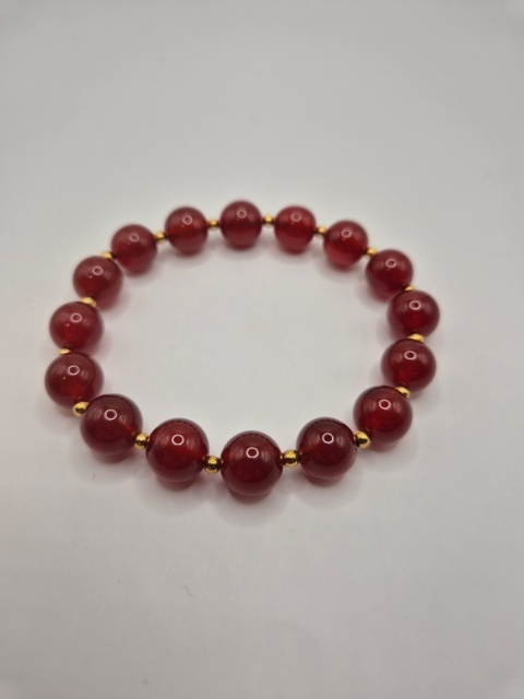 Bransoletka karneol 8mm