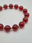 Bransoletka karneol 8mm