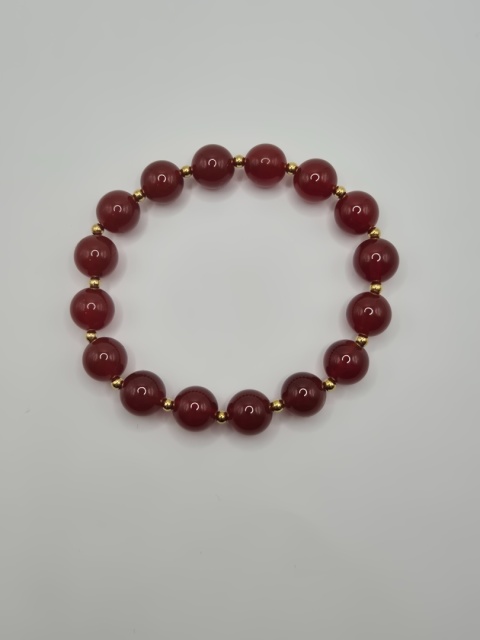 Bransoletka karneol 8mm