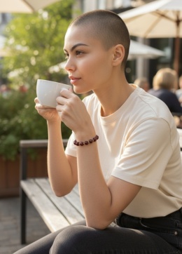 Bransoletka karneol 8mm