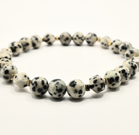 bransoletka z jaspisu dalmatyńskiego