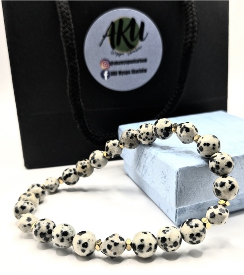 bransoletka z jaspisu dalmatyńskiego