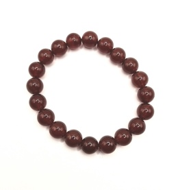 Bransoletka z dużego karneolu 10mm
