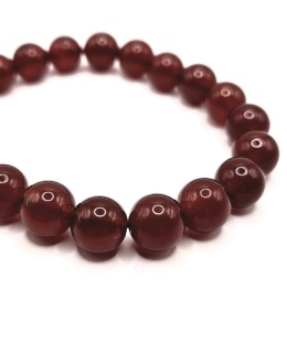Bransoletka z dużego karneolu 10mm